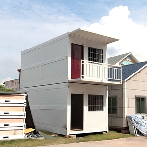 Idées de maisons conteneurs préfabriquées modulaires en acier pour camps de construction, structure en acier, 40 pieds, 20 pieds, conception mobile en kit - Product Image 5