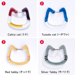Llavero de acrílico ligero y adorable con forma de gato para amantes de los gatos - Product Image 2