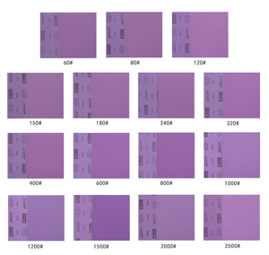 Papel de <span class=keywords><strong>Lija</strong></span> de Látex Morado de Alta Calidad, Grano <span class=keywords><strong>320</strong></span> 2000, Impermeable, para Automoción, Venta <span class=keywords><strong>al</strong></span> por Mayor - Product Image 3