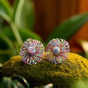Boucles d'oreilles pendantes tendance E250-E096-0486CS - Product Image 3