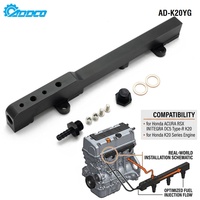 ADDCO pour Honda Acura Racing Sport K-Series K20 DC5 EP3 Ensemble de rail de carburant à haut débit en aluminium billette AD-K20YG