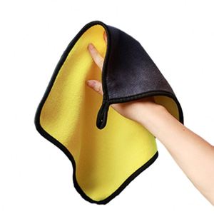 Serviette de lavage en polaire corail 100 % polyester personnalisée, 400 g/m², douce, séchage rapide, chiffon de nettoyage pour l'entretien automobile - Product Image 1