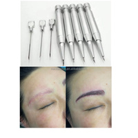 Stylo d'implantation capillaire en métal réutilisable Choi, aiguilles de 0,6 à 1,2 mm