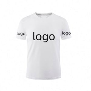เสื้อยืดผู้ชายแห้งเร็ว เนื้อผ้านุ่มพิเศษ น้ำหนักเบา แขนสั้น/แขนยาว สวมใส่สบาย ระบายอากาศดี ทรงพื้นฐาน ชายเสื้อโค้ง - Product Image 1