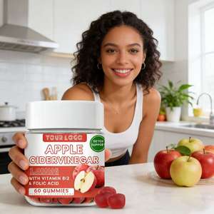 ผลิตภัณฑ์ล<span class=keywords><strong>ด</strong></span>น้ำหนัก วิตามิน ACV <span class=keywords><strong>ก</strong></span>ัมมี่ ผสมน้ำส้มสายชูหมักจา<span class=keywords><strong>ก</strong></span><span class=keywords><strong>แอ</strong></span>ปเปิ้ลและกรดโฟลิ<span class=keywords><strong>ก</strong></span> ช่วย<span class=keywords><strong>ด</strong></span>ีท็อกซ์และล้างสารพิษ - Product Image 1