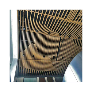 Trần trang trí thiết kế hình chữ U nhôm slat Trần cho trung tâm mua sắm trần giả vật liệu - Product Image 3