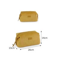 Trousse de maquillage pour filles, logo personnalisé, trousse de toilette de voyage souple et de grande capacité, trousse de beauté en velours
