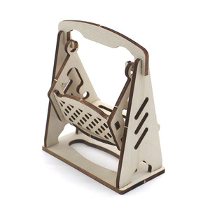 Kit de bricolaje de columpio de madera para niños, juguete educativo STEM para aprendizaje científico, modelo para niños de 4 a 6 años - Product Image 1