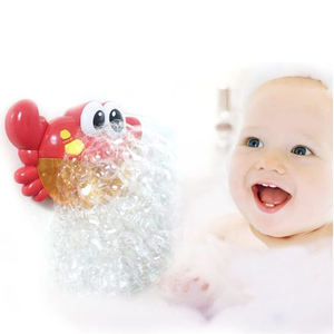 मजेदार बच्चा टब बाथरूम बैटरी संचालित ब्लोअर स्वत: साबुन निर्माता संगीत केकड़ा बुलबुला स्नान खिलौना - Product Image 6