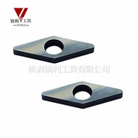 Outils de coupe personnalisés en acier inoxydable pour pièces usinées, en alliage dur, en fonte, en carbure monobloc avec revêtement, insert triangulaire