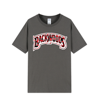 T-shirt unisexe pour homme, personnalisable, broderie, impression, votre propre logo de marque, surdimensionné, style Backwoods Cookie RAW, streetwear, blanc, uni