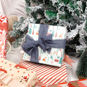 Hot Selling Custom 80g Christmas Flower Tissue New Year Party Gift Wrap <b>Paper</b> <b>Roll</b> for Packaging <b>Wrapping</b> <b>Paper</b> - Product Image 5