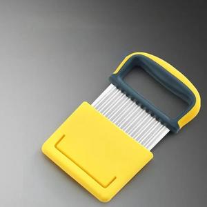 Cortador de Patatas Manual de Acero Inoxidable, Cuchillo Ondulado para Patatas Fritas, Rebanador de Patatas, Cortador de Patatas en Espiral - Product Image 5