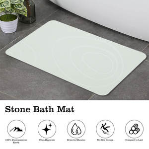 Alfombra de Baño Antideslizante Absorbente de <span class=keywords><strong>Agua</strong></span> con Diseño de Mármol Sangriento, Alfombra de Baño 3D Antideslizante de Secado Rápido para Bebés - Product Image 3