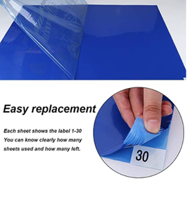 Tapis de sol collant ESD en <span class=keywords><strong>feuille</strong></span> de PE naturel <span class=keywords><strong>antistatique</strong></span> de haute qualité <span class=keywords><strong>pour</strong></span> salle blanche - Product Image 2