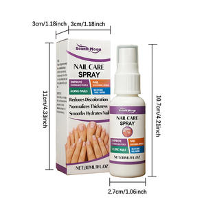 Nuevo producto SOUTH MOON brillo Natural suave hidratante nutritivo desinfección antibacteriano mano pie y reparación de uñas <span class=keywords><strong>Spray</strong></span> - Product Image 2