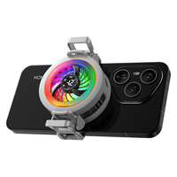 Refroidisseur de téléphone portable magnétique K6 15W avec grande surface de refroidissement, version améliorée Peliter AI, RGB Gaming, en promotion