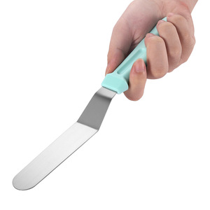 8 "lưỡi thép không gỉ góc cạnh <span class=keywords><strong>Icing</strong></span> <span class=keywords><strong>Spatula</strong></span> bánh trang trí Frosting <span class=keywords><strong>Spatula</strong></span> bánh nướng mượt mà scraper - Product Image 6