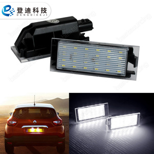 Luz de matrícula de 175 mm con carcasa transparente y luz blanca para Renault Clio III 5D Captur Laguna - Product Image 5