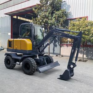 Trung Quốc máy xúc các nhà sản xuất Giá bất ngờ bán Chất lượng cao 4-8ton hiệu quả EPA/euro5 Vườn Nhà Mini Wheel máy xúc - Product Image 1