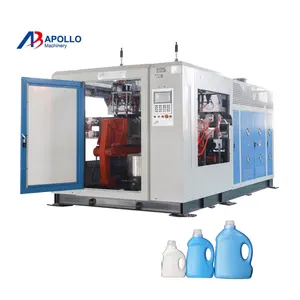 Two Color Striped Kettle 5L HDPE Bottle Can Plastic Accumulator Making Extrusion Blow Molding Machine