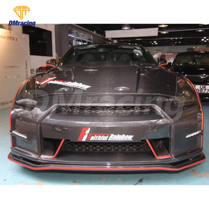 2015 <span class=keywords><strong>Ver</strong></span>. Parachoques delantero de fibra de carbono completo estilo Nismo para Nissan R35 GTR CBA DBA 2008-2016 Bodykit - Product Image 3