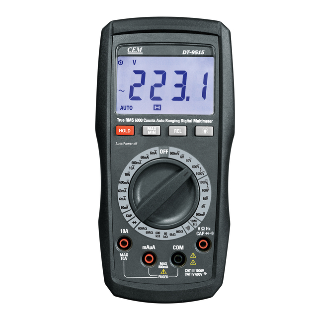 DT-9515 New Design Manual Professional Digital Electronic Multimeter Tester with True RMS function for sale