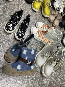 Sepatu bot kulit anak laki-laki dan perempuan, sneaker bot stok sol lembut Harga Murah $2.3 untuk bocah cowok dan cewek grosir - Product Image 5
