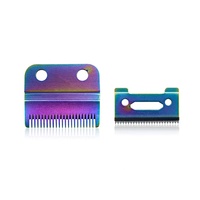 Accessoires pour tondeuse à cheveux électrique, ensemble de tête en acier inoxydable noir, 2 trous de remplacement, lame de rasoir