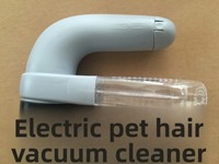 Aspirateur à poils d'animaux sans fil électrique, alimenté par batterie, en ABS, écologique, pour chats et chiens, portable, avec fonction massage et élimination des poils.