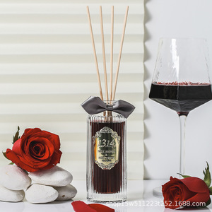 Heshes <b>Reed</b> <b>Diffuser</b> 135ml Agave Cocoa Scent Long Lasting Aroma Home Decorative Fragrance Cylinder Shape - Product Image 2