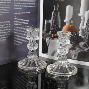 <span class=keywords><strong>Bougeoir</strong></span> photophore en verre borosilicaté clair <span class=keywords><strong>petite</strong></span> Table chandelier décoration de la maison <span class=keywords><strong>bougeoir</strong></span> en verre - Product Image 4
