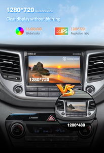 Navigation automatique Klyde pour <span class=keywords><strong>Hyundai</strong></span> IX35 IX45 7/8/9/10 pouces écran sans fil Carplay Android autoradio - Product Image 4
