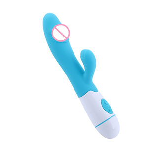 Vibrador de Clítoris y Punto G de Silicona con Doble Conejo y 30 Velocidades para Mujeres, Juguetes Sexuales con Pilas - Product Image 4