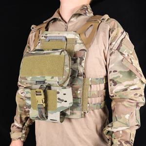 Sac de poitrine portable pour la chasse en plein air, résistant aux éclaboussures, résistant à l'usure, trousse médicale tactique avec pochette Molle, en nylon, pour la survie - Product Image 1