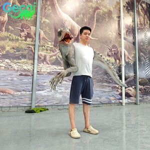Marioneta de Dinosaurio <span class=keywords><strong>Indominus</strong></span> <span class=keywords><strong>Rex</strong></span> para Montar en el Hombro, Marioneta Realista para Representaciones Escénicas y Espectáculos en Parques de Diversiones - Product Image 2