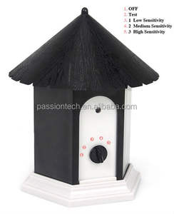 Dispositif <span class=keywords><strong>anti</strong></span>-<span class=keywords><strong>aboiement</strong></span>, boîte d'<span class=keywords><strong>aboiement</strong></span> extérieure pour chien, dispositif répulsif extérieur pour chien avec contrôle de niveau ultrasonique réglable - Product Image 1