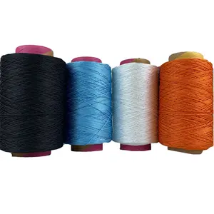 Colorful Multipurpose Polyester Yarn For Seal Label Hang Tag String Polyester Yarn