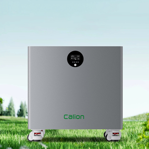 Batterie au lithium portable de 32 kWh à haute capacité, empilable, avec roues, pour système d'énergie solaire domestique - Product Image 1