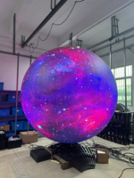 Boule d'affichage LED couleur pleine P2 avec taille personnalisée, certifiée CE, pour les expositions muséales