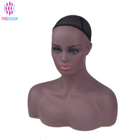 Tête de Mannequin Facile à Nettoyer, Réaliste, Schaufensterpuppe, Décorative, Tête Humaine Courbe Personnalisable pour Centre Commercial