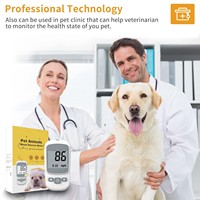 Misuratore di Glucosio nel Sangue per Cani e Gatti, Kit Veterinario con Strisce Reattive e Lancette per Test Domestico del Diabete negli Animali