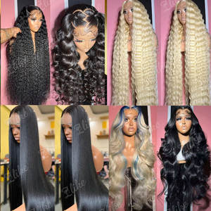 Toptan doğal birmanya kıvırcık peruk, 250 yoğunluk şeffaf dantel birmanya kıvırcık insan saçı peruk, ham orijinal vietnamca peruk - Product Image 3