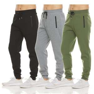 Personalizado Jogging en blanco de gran tamaño Joggers pantalones de algodón hombres bordado francés Terry Puff estampado pista hombres pantalones de chándal holgados - Product Image 1