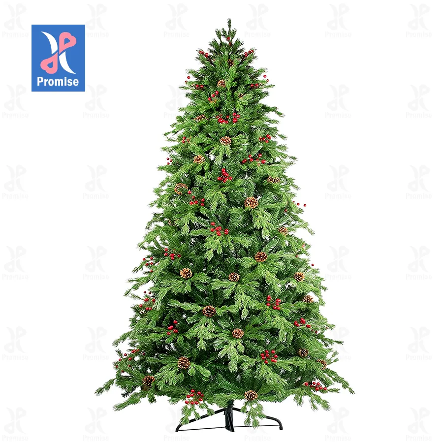 Promise Custom commercial 5m 6m 7m 10m 15m 20m large outdoor giant Christmas tree with light for shopping mall hotel