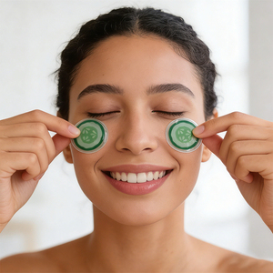 Patchs oculaires universels végétaliens rafraîchissants en gel pour hommes et femmes, avec sangle élastique, compresse chaude/froide, hydratants, pour soulager les cernes - Product Image 5