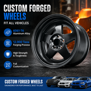 Jantes forgées personnalisées GW noir mat 18 19 20 pouces 5x114.3 5x115 5x120 pour Ford Mustang <span class=keywords><strong>Dodge</strong></span> <span class=keywords><strong>Challenger</strong></span> Charger Camaro - Product Image 2
