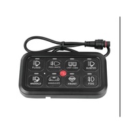 Panel de interruptores de 8 bandas Control de aplicación caliente P1 interruptor impermeable multifunción Compatible con camión RV Offroad Marine Tacoma Jeep