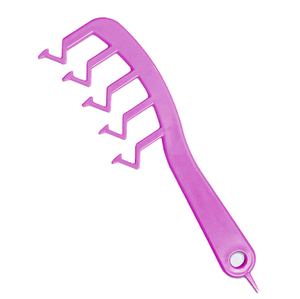 Factory Custom Z-shaped hair seam comb hairdressing comb hair cutting brush,Massage bridal hair comb