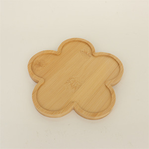 Posavasos de Bambú en Forma de Estrella 10x10x1cm Resistente al Calor para Servir Bebidas - Product Image 2